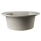 Alfi Brand Biscuit 20" Drop-In Round Granite Composite Kitchen Prep Sink AB2020DI-B - alternate 8